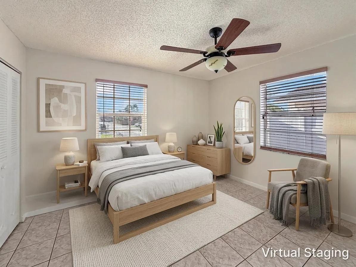 Owner Suite Virtually Staged