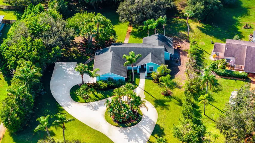 aerial view of property