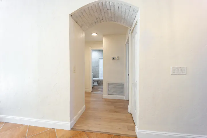 hallway to master and 2nd bedroom