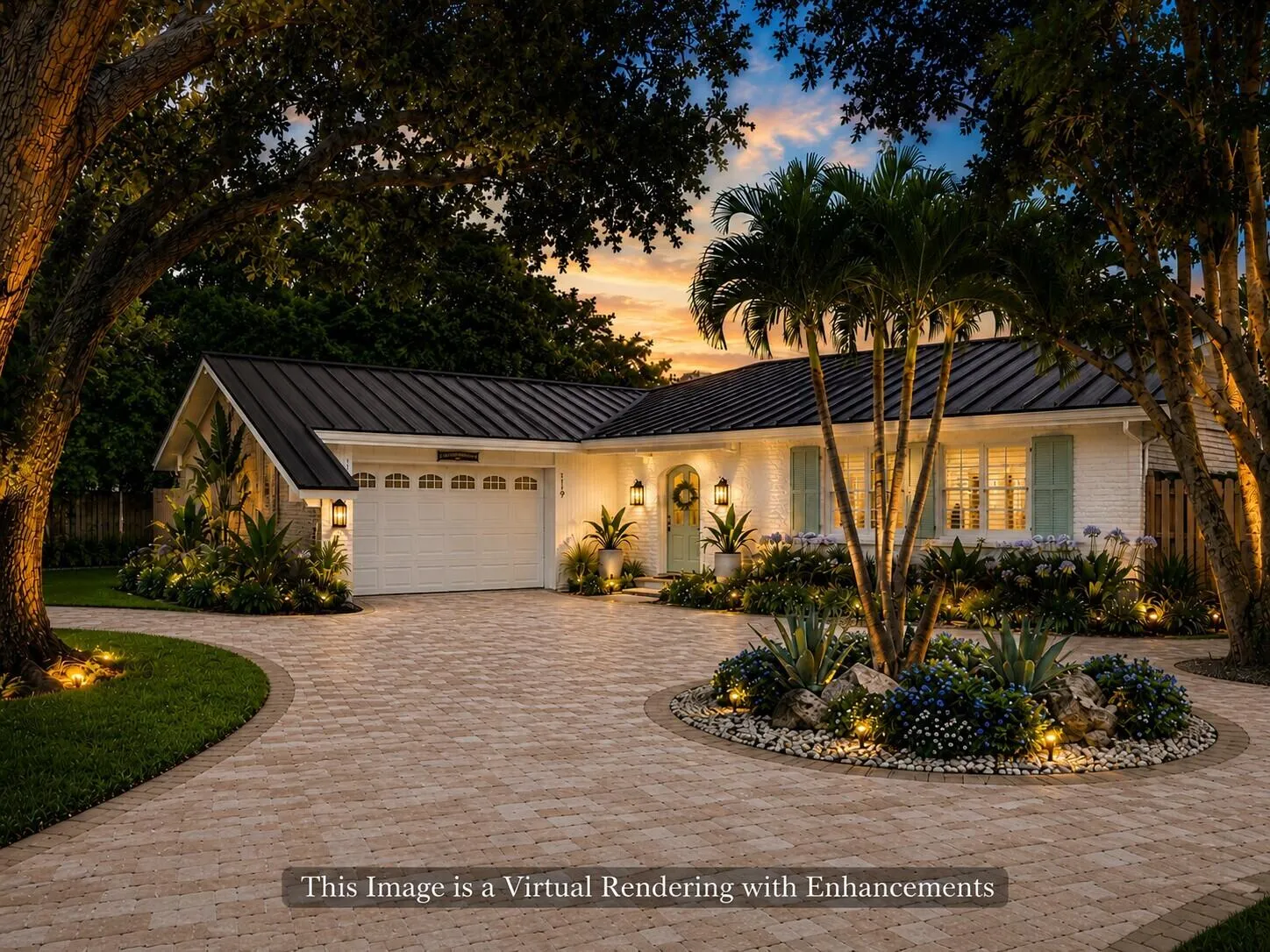 Front Exposure - Driveway View with Pave