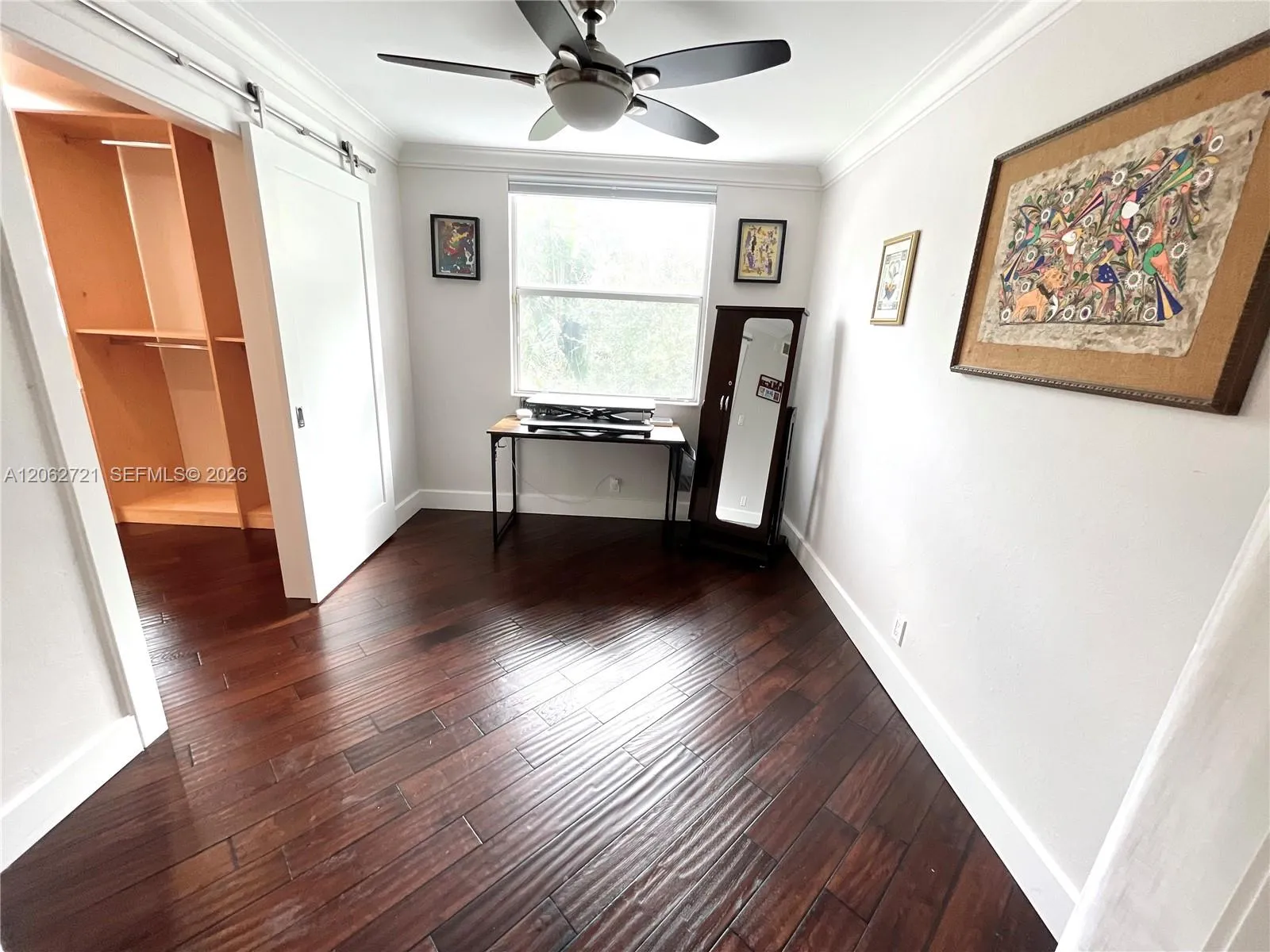 In master separate sitting room