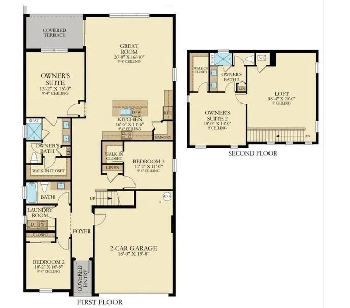 Delray Trails Willow Floorplan