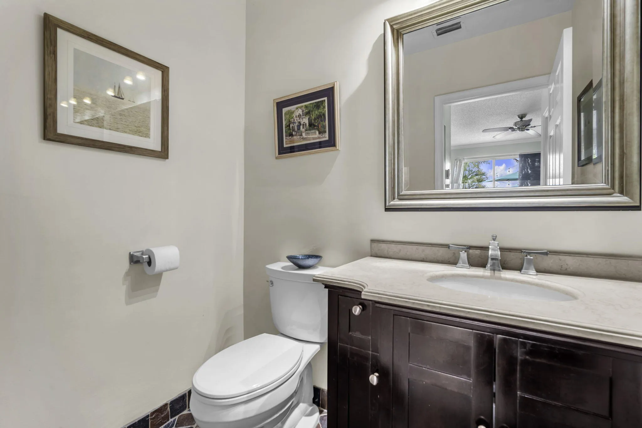 half bath downstairs