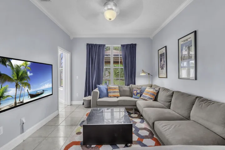 movie room downstairs