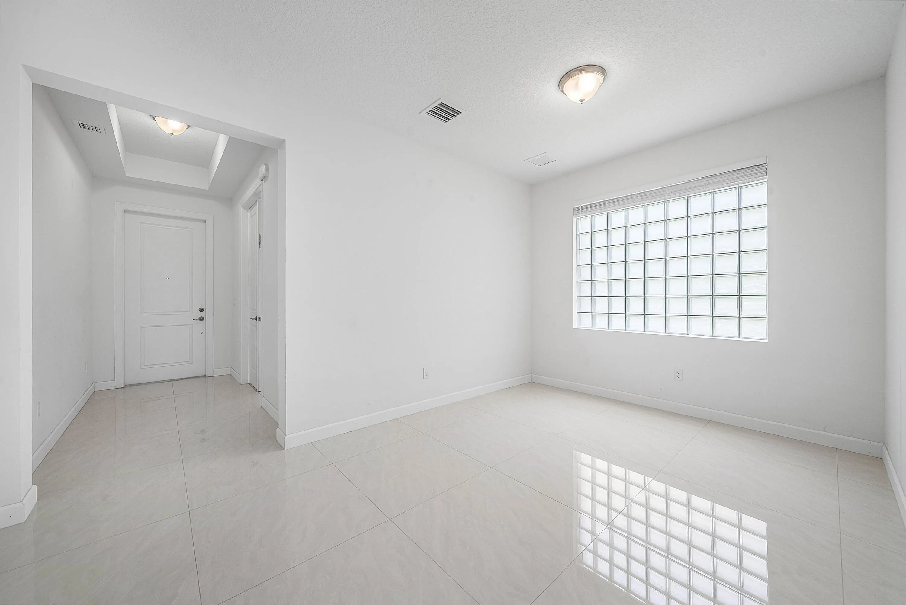 formal dining area + hallway