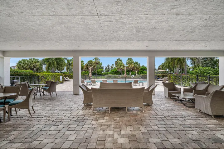 Community Pool patio