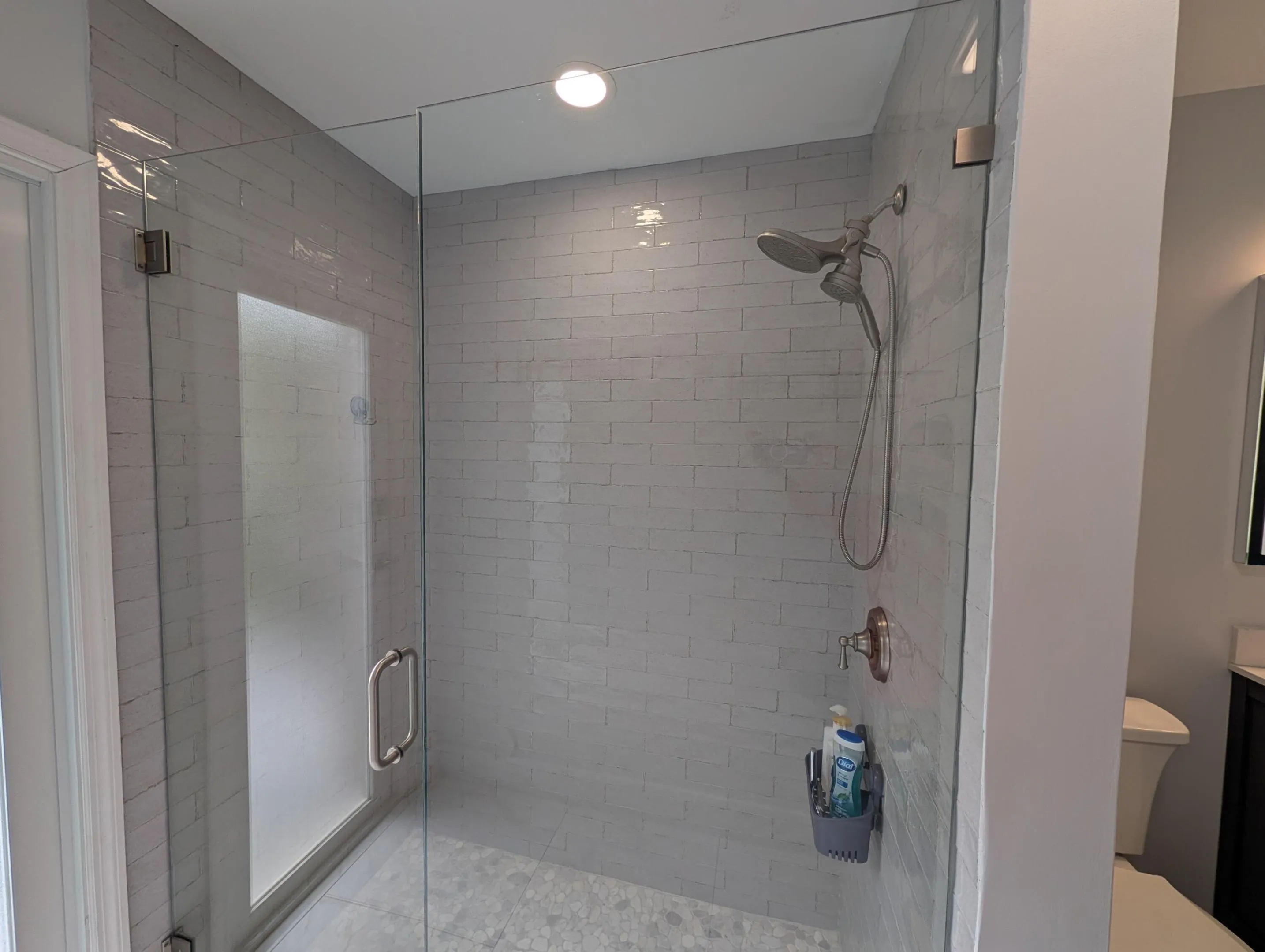 downstairs shower