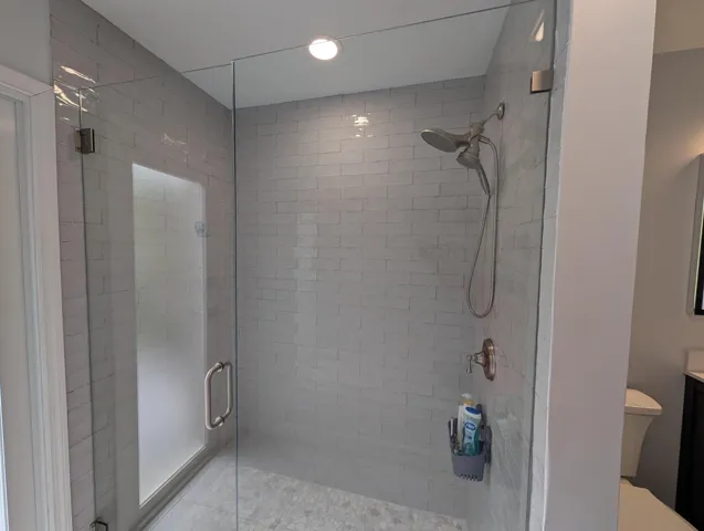 downstairs shower