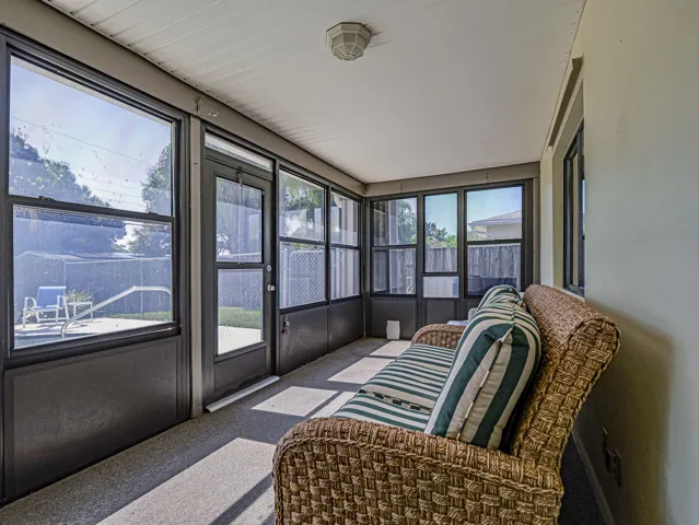 Enclosed porch