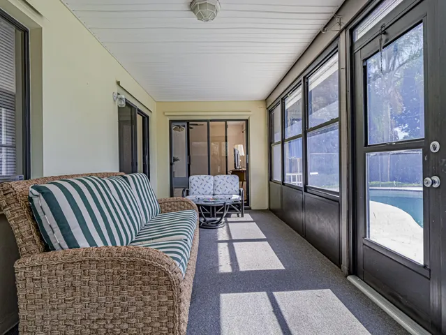 Enclosed porch
