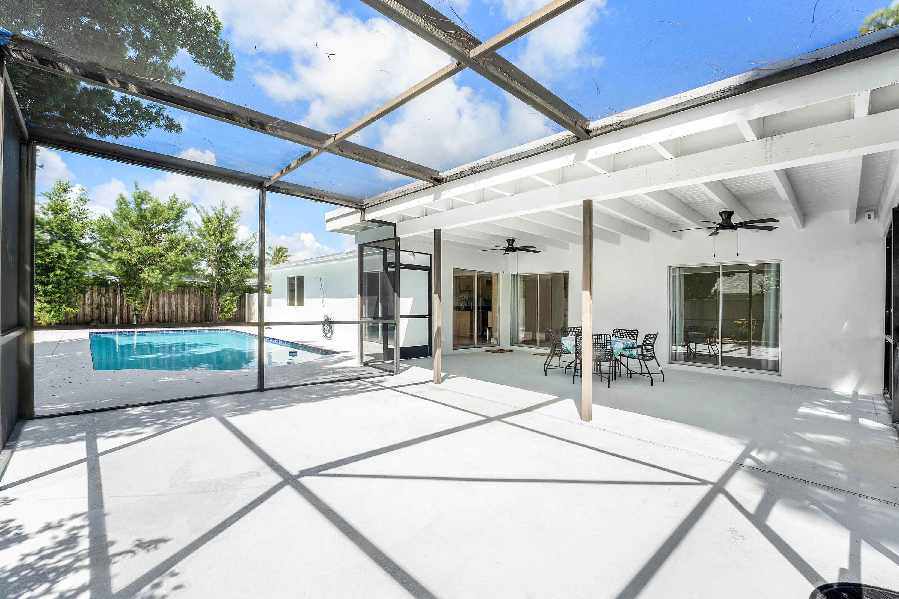 screened patio