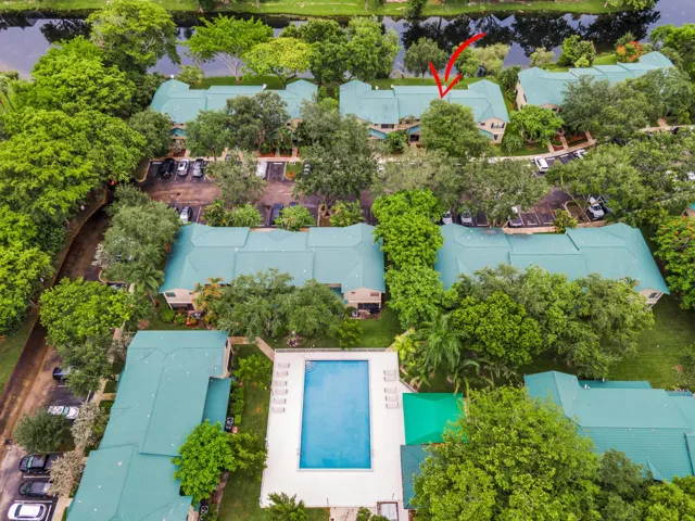 depicted where the townhome is located to the pool