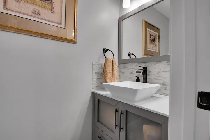 main floor half bath