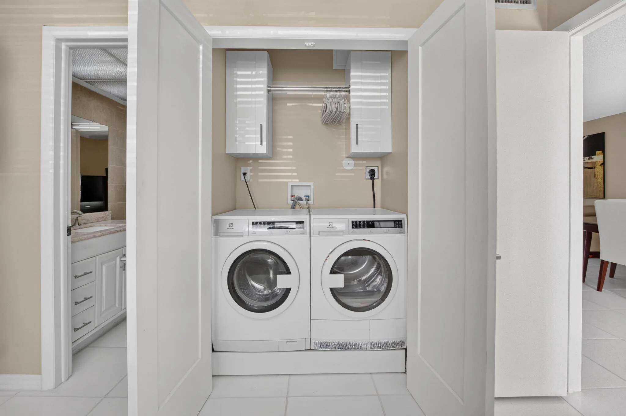 Washer and dryer in unit is a rarity in Leisureville