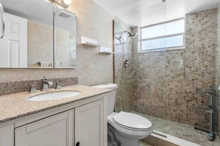 Master shower