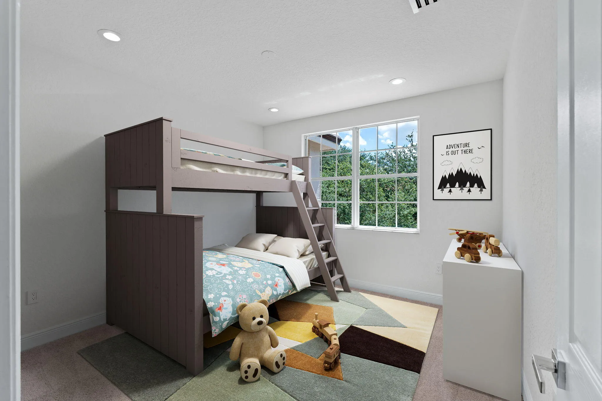 Bedroom 4 virtually staged