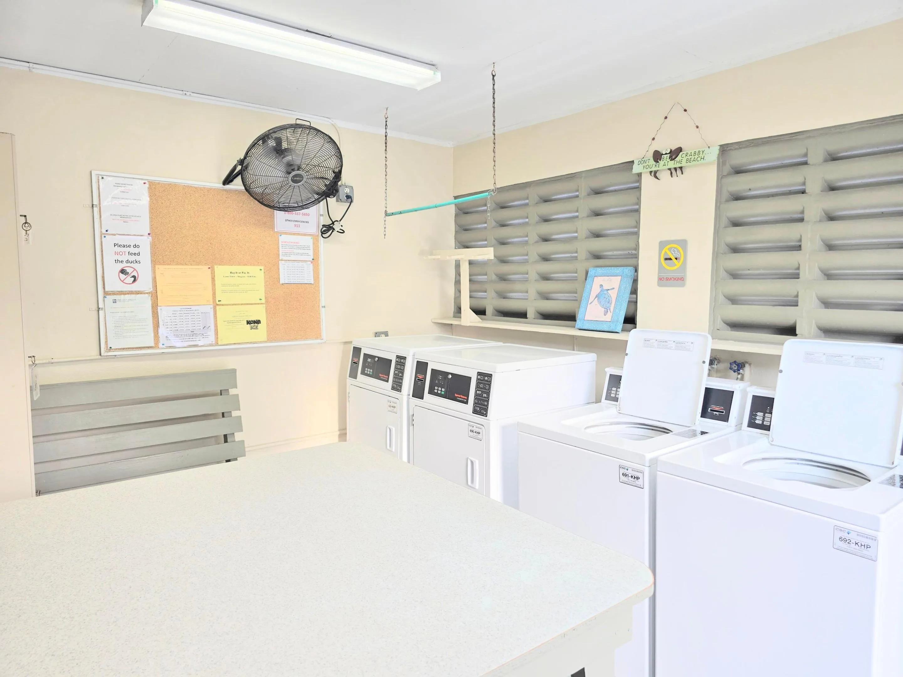 laundry in seperate building right by unit.