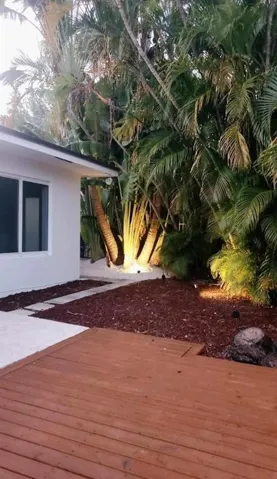 wood deck patio
