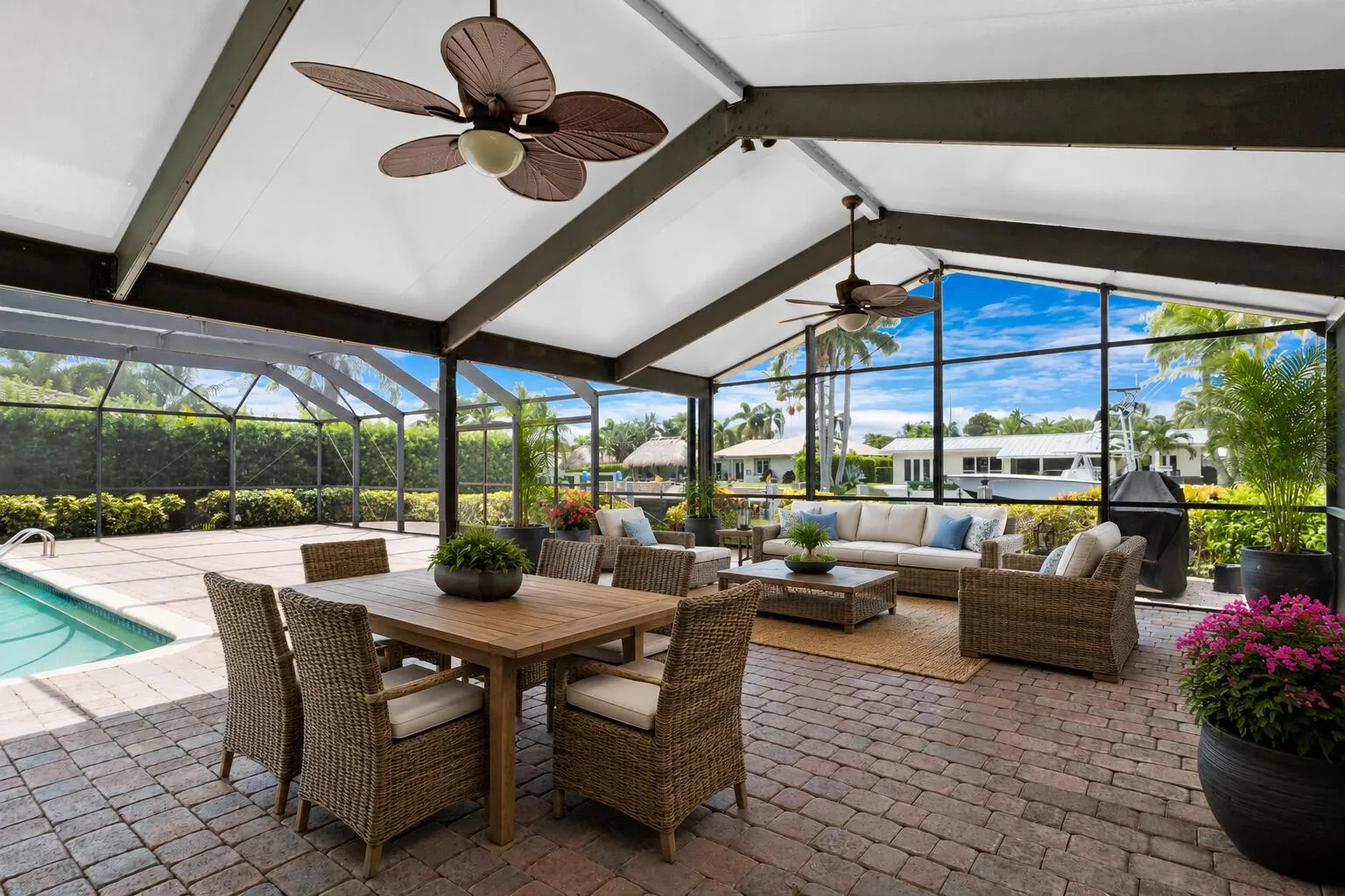 Virtually Staged Patio