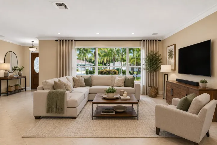 Virtually Staged Living Area