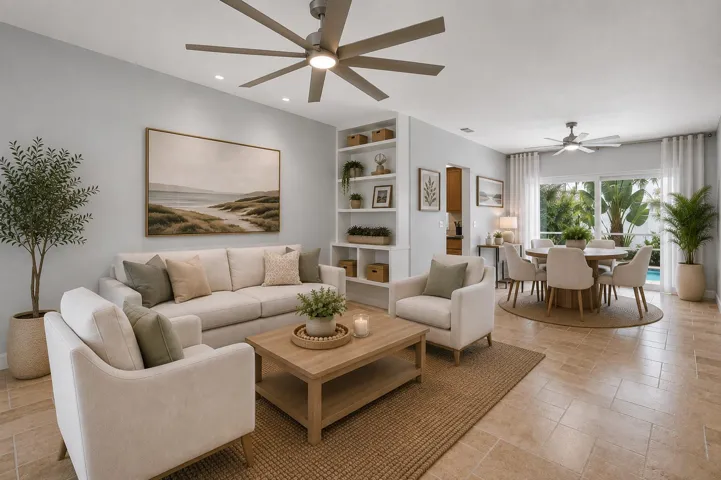 Virtually Staged Living Area