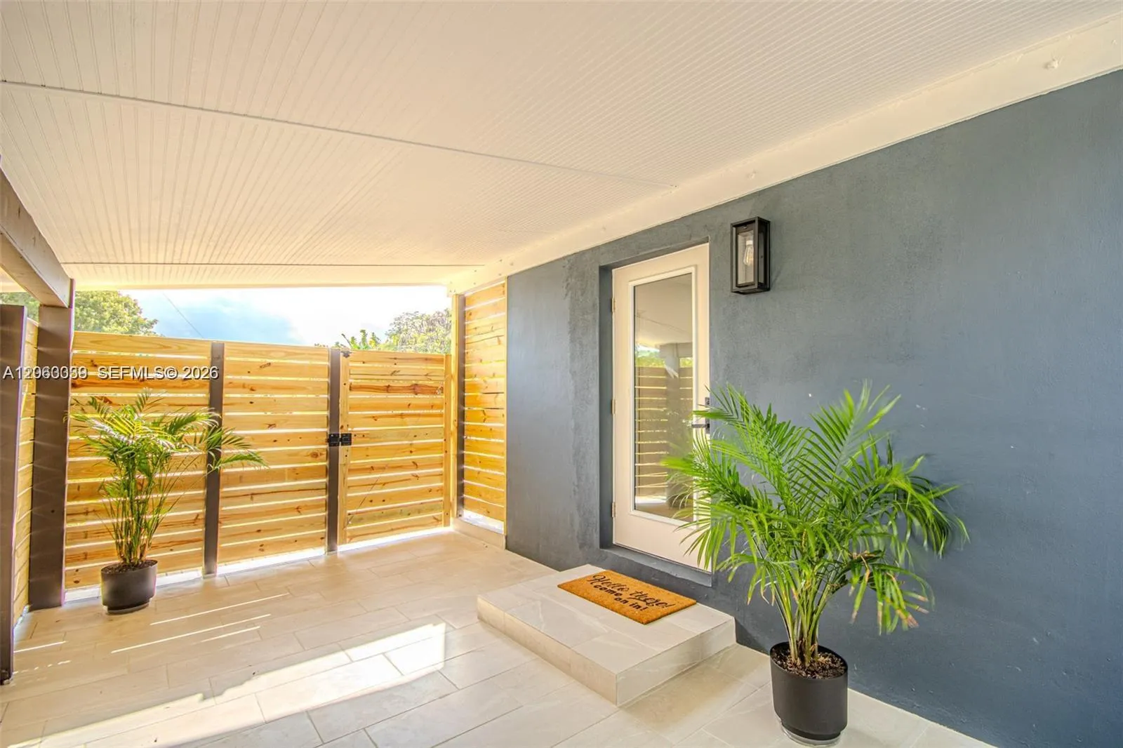 enclosed patio