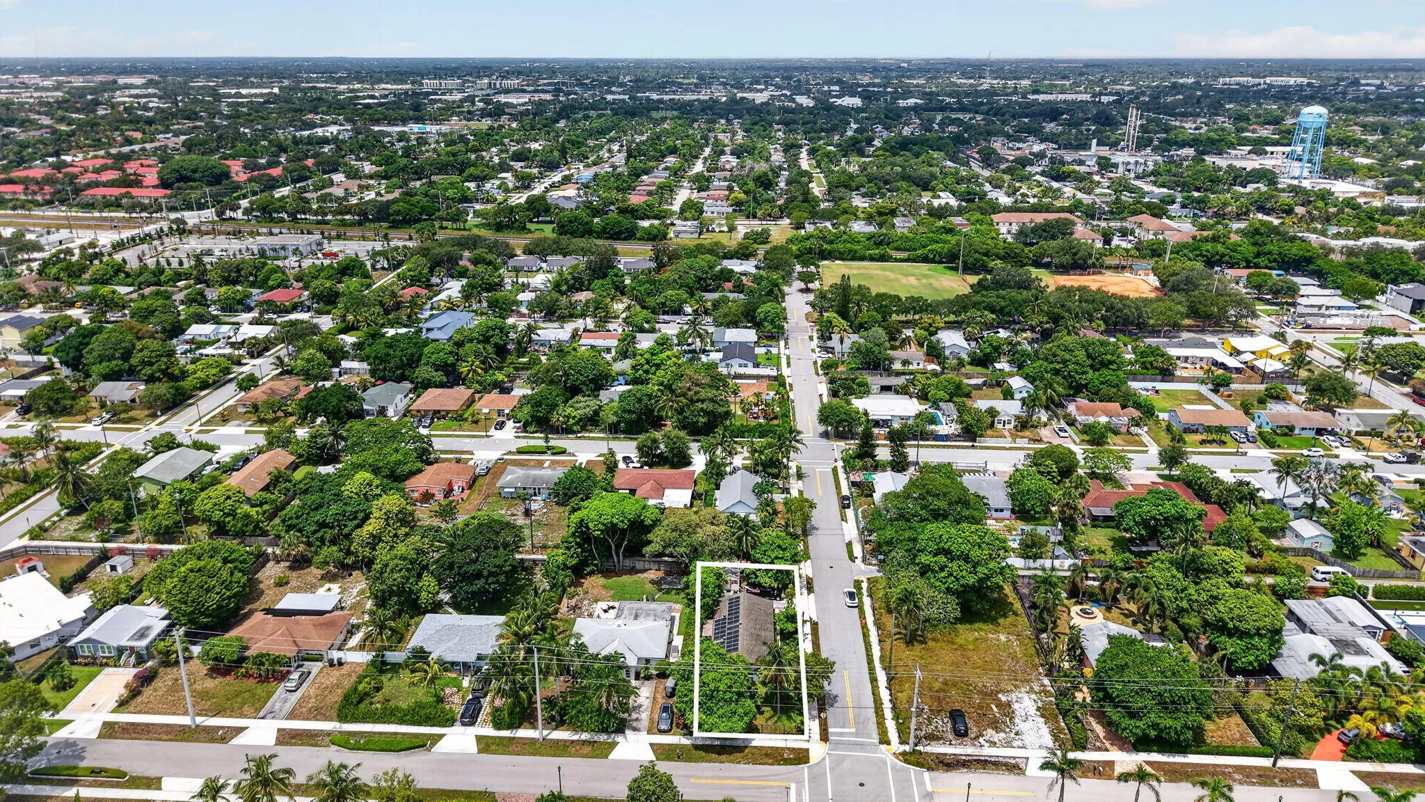 West Aerial View