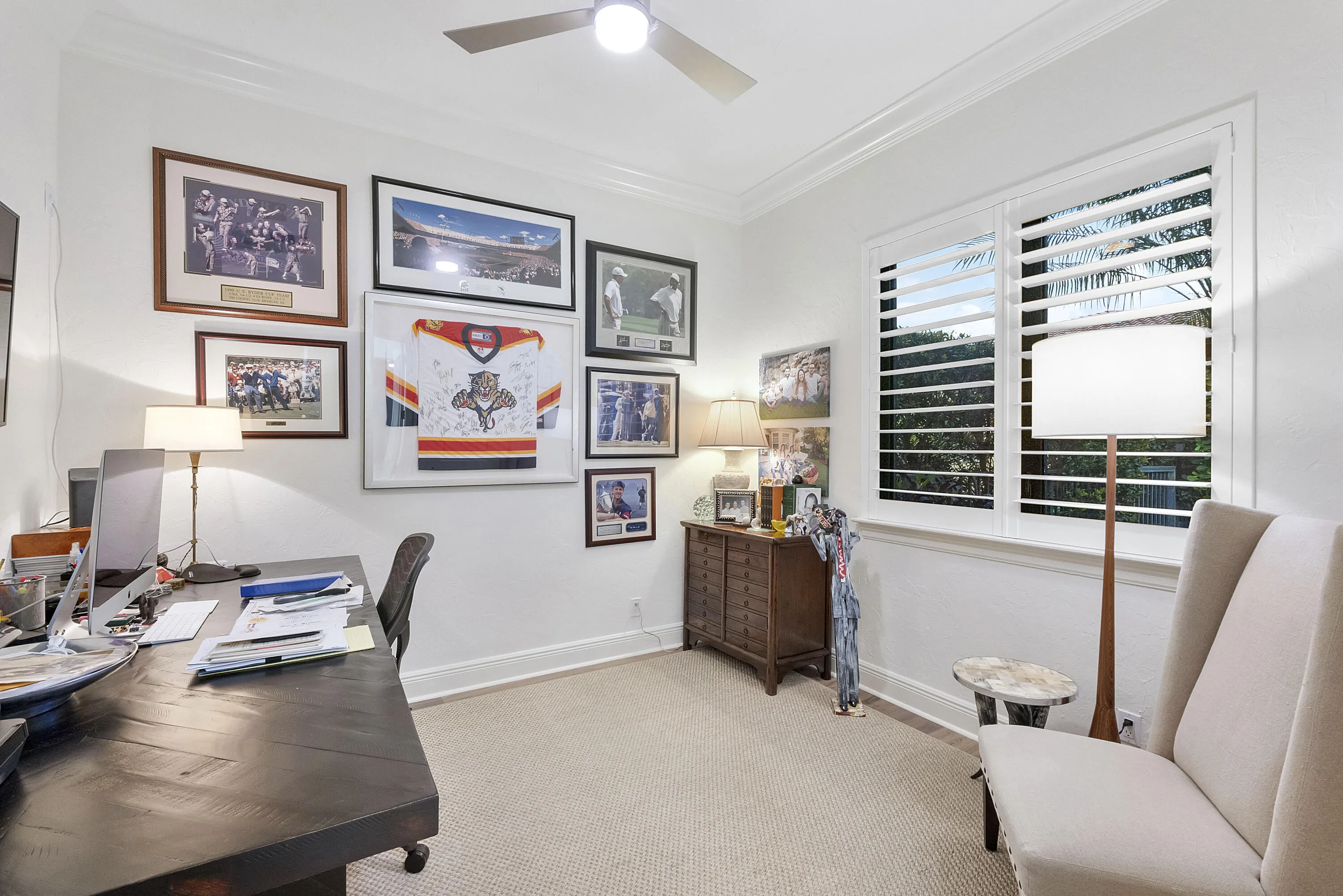 3rd Bedroom / Office with Custom Closets