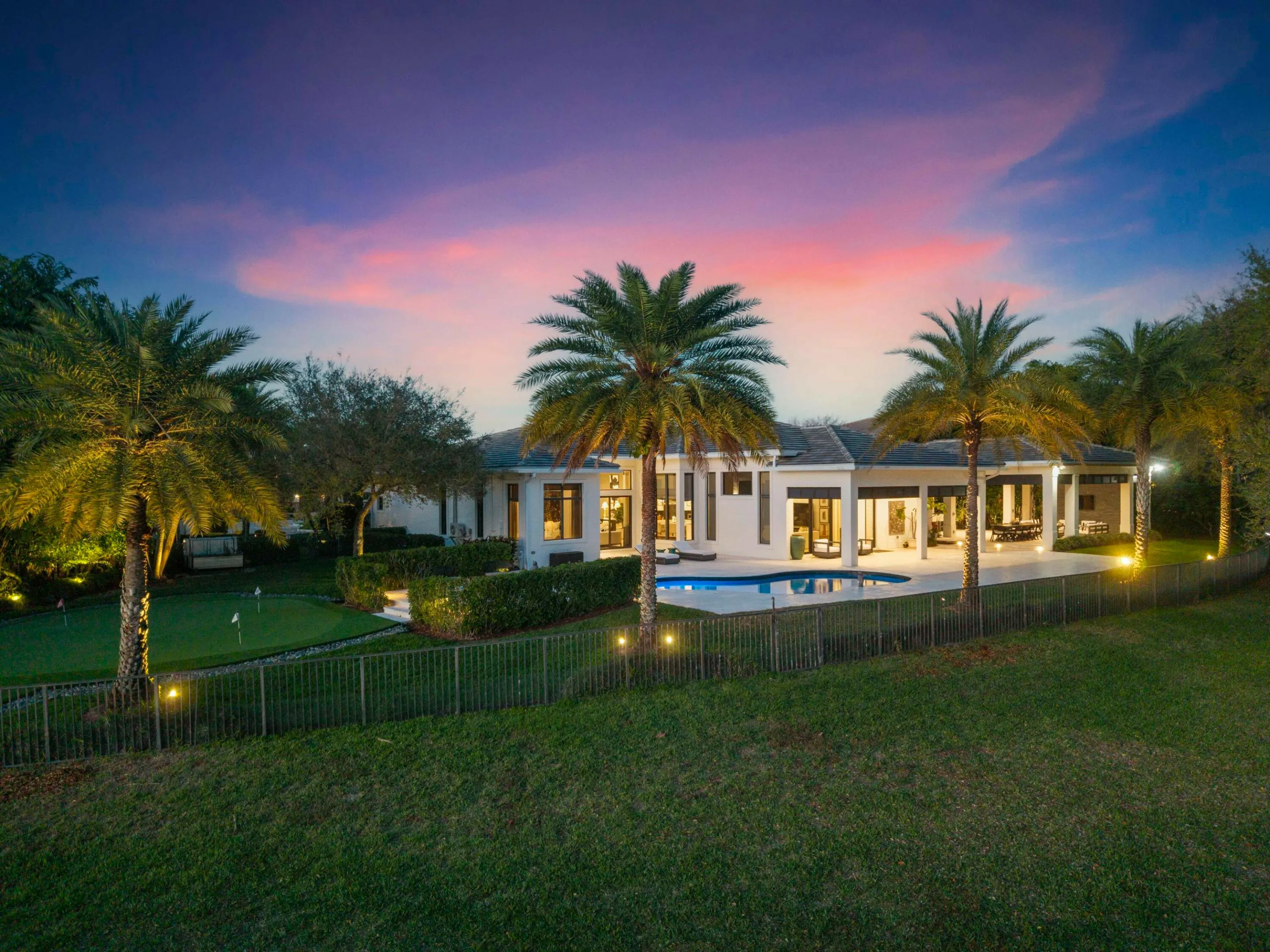 Spacious .5 acre lot with lake, golf and country club views