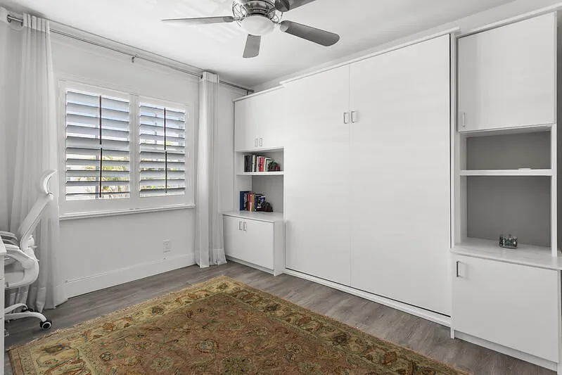 Guest Bedroom with Murphy Bed Hidden