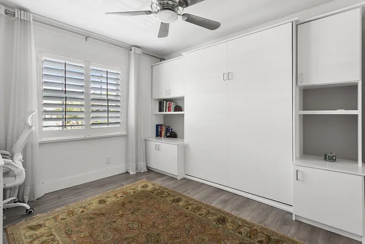 Guest Bedroom with Murphy Bed Hidden