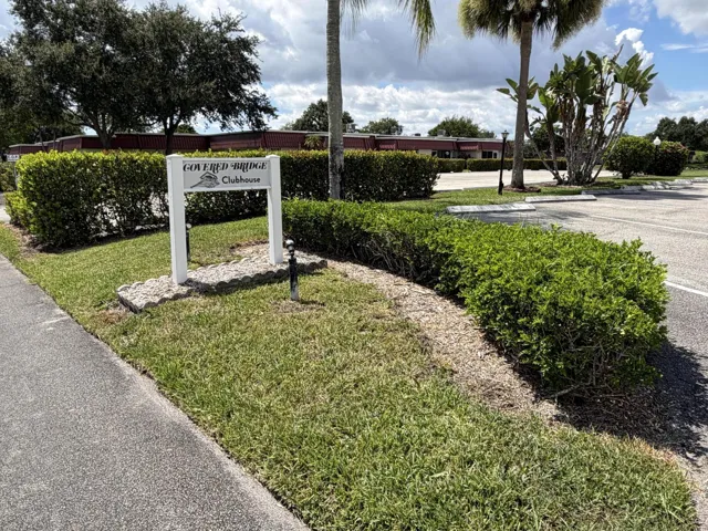 Community Clubhoue Sign