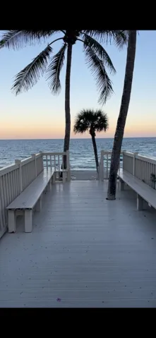 Private entrance to beach