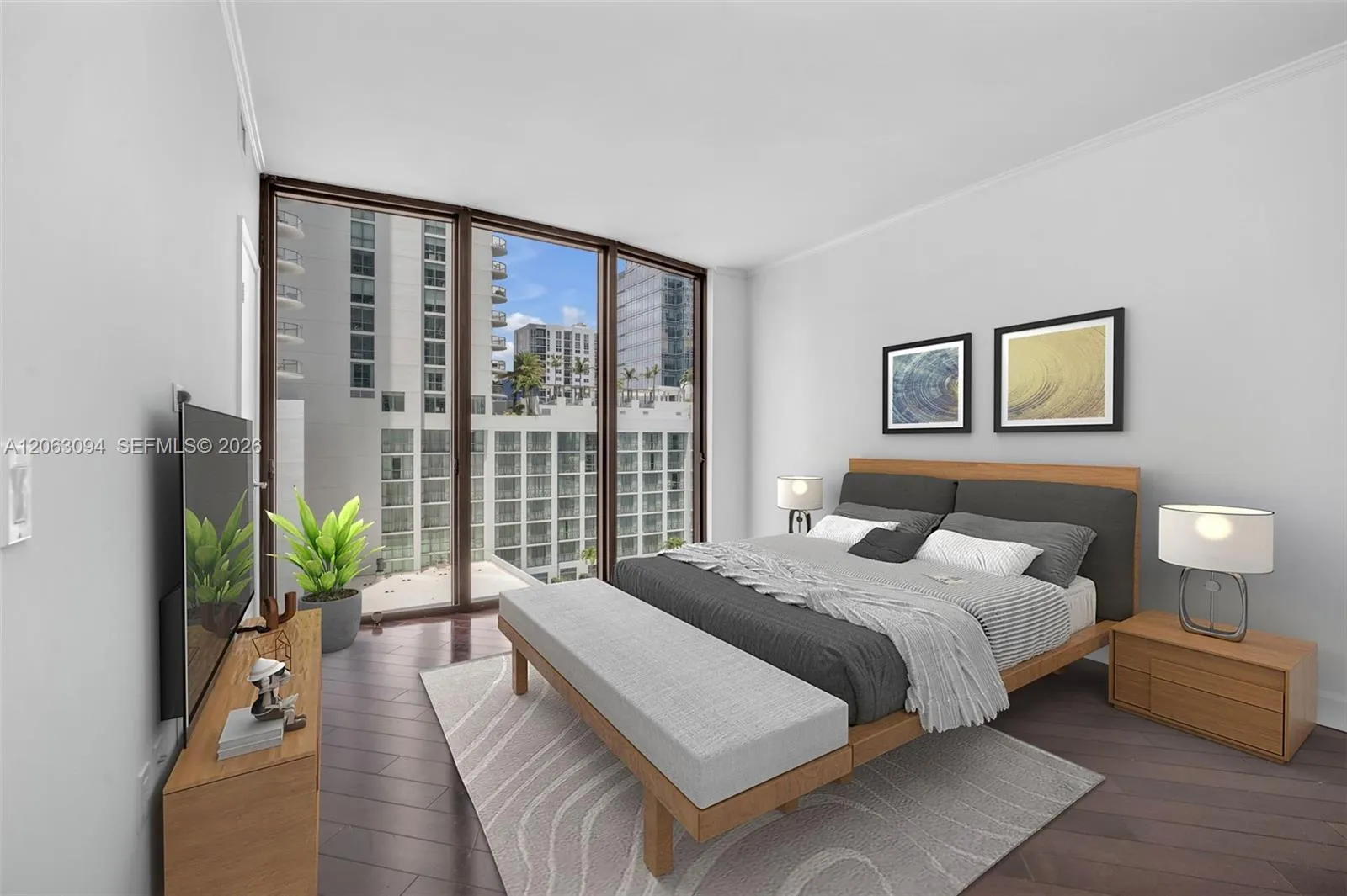 Virtually Staged Guest Room