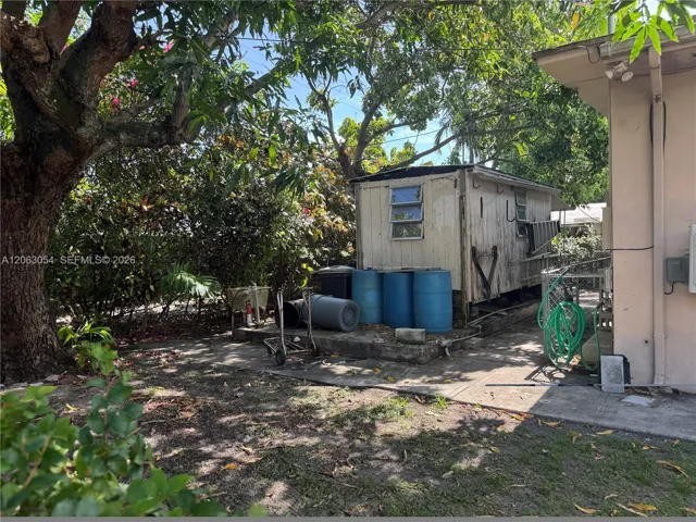 rear yard