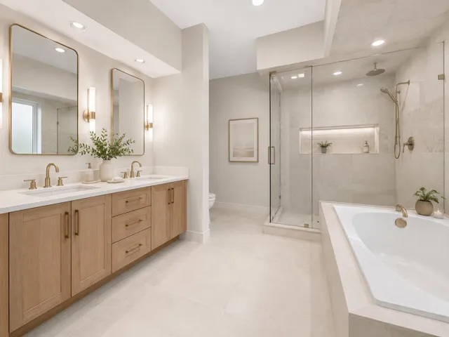 Primary Bathroom - Rendering