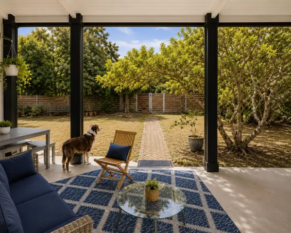 Front Yard with Covered Porch