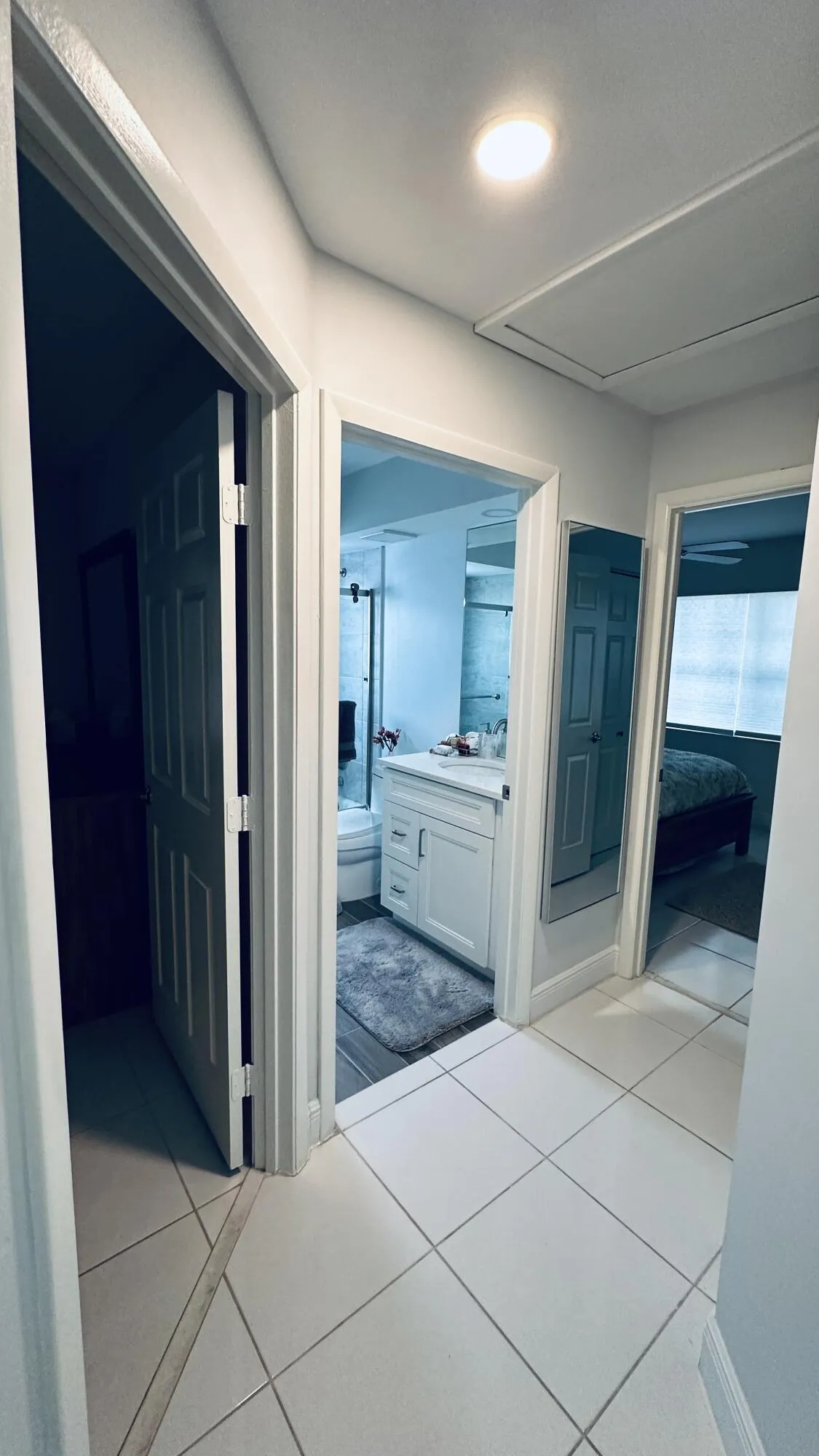 hallway to other rooms
