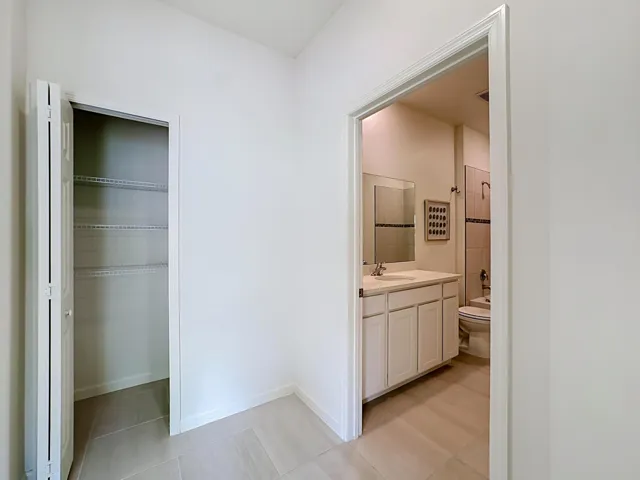 another closet in the bathroom