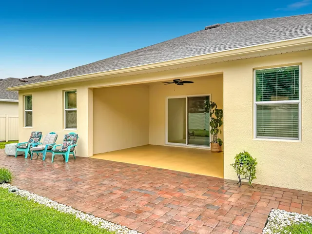 extended pavered patio
