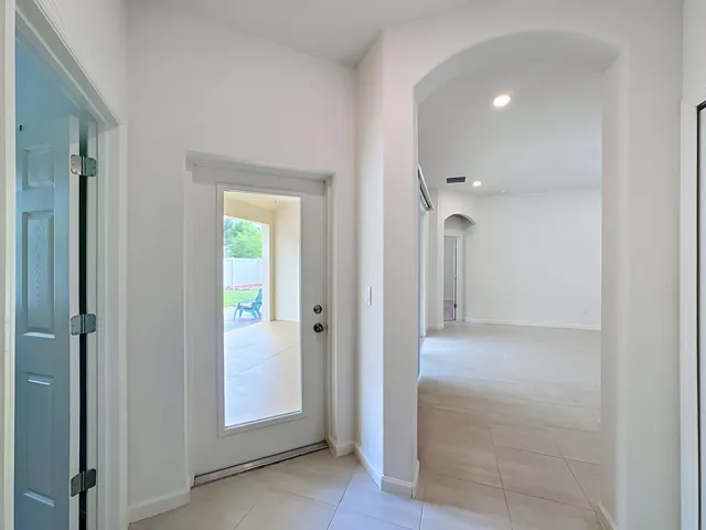 door leading to the patio