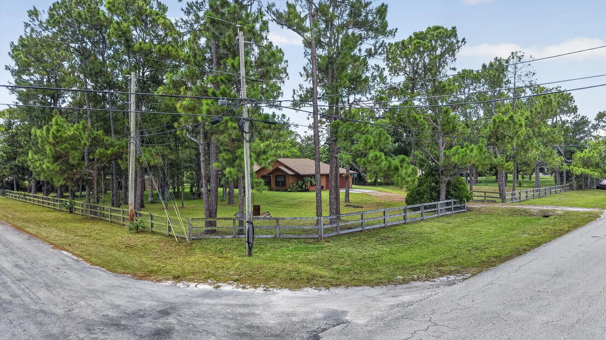 Paved Road Corner Lot