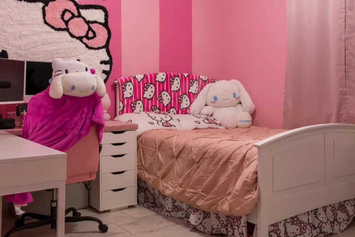 Second bedroom featuring painted walls, no wallpaper for easy repainting