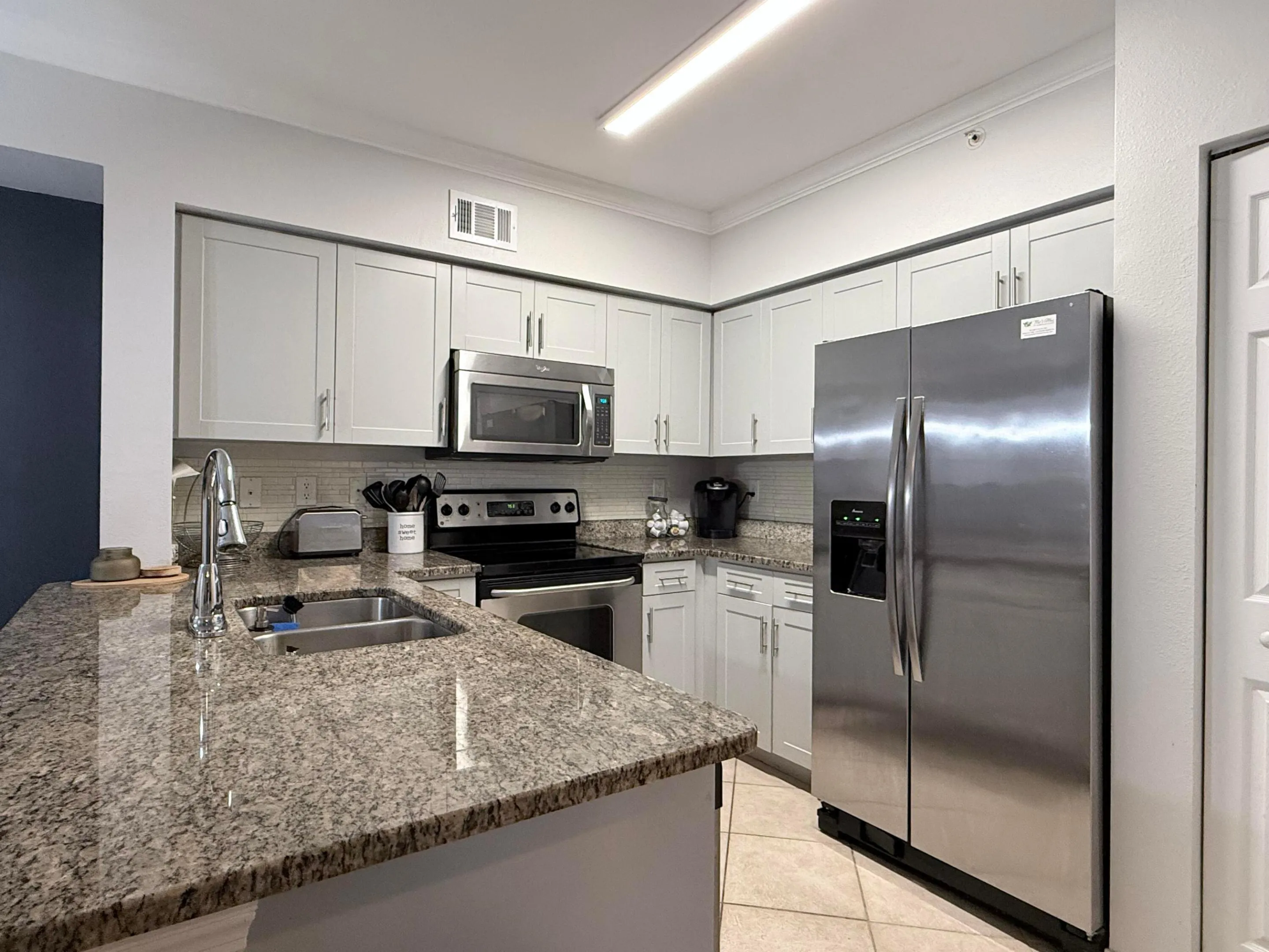 Stainless Steel + Granite