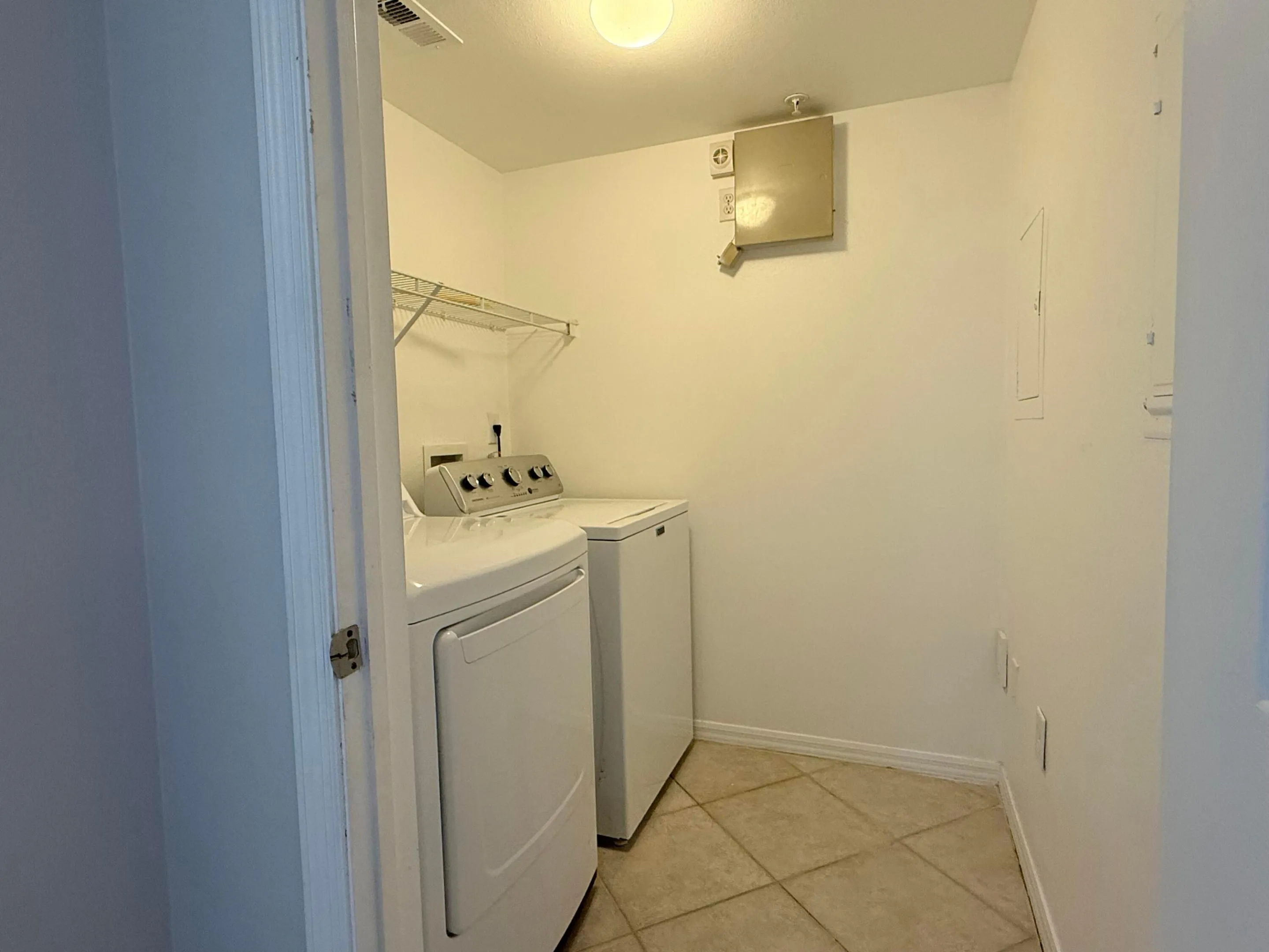 Actual laundry room