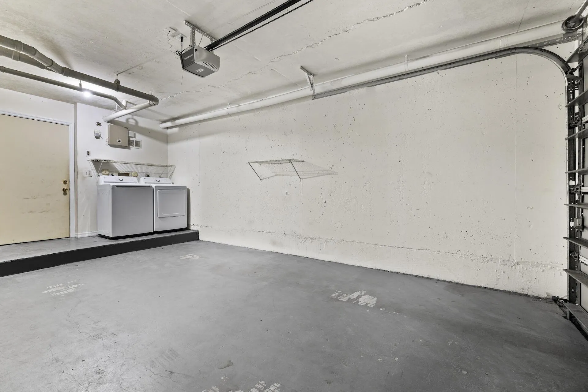 Attached Garage with New Washer & Dryer