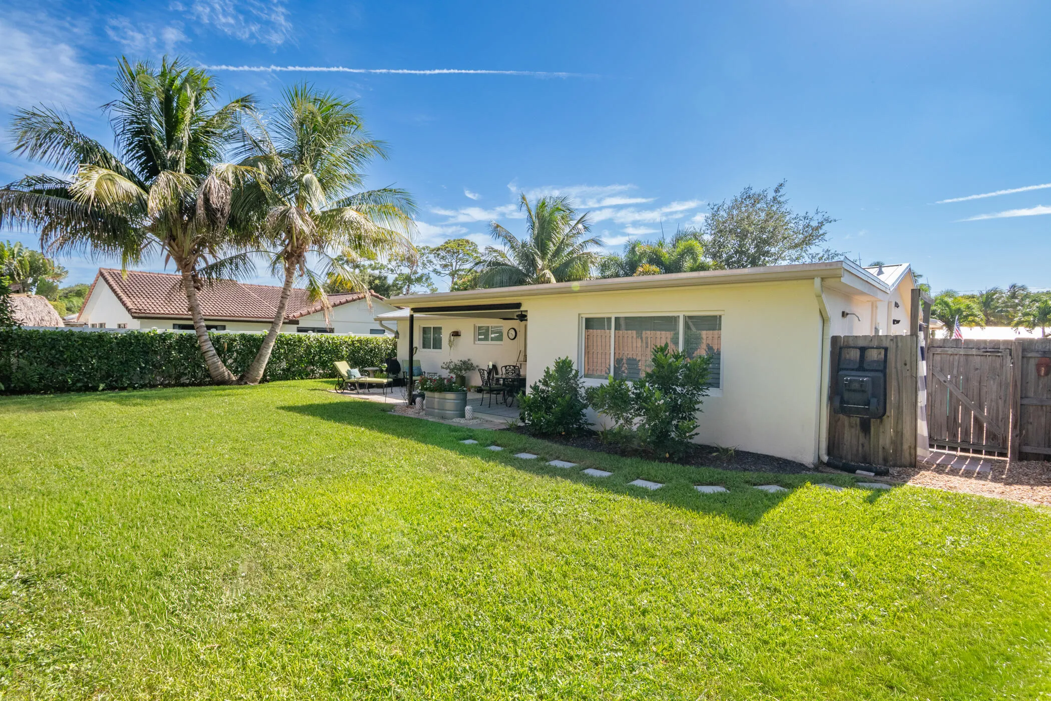 Large Backyard with room for Pool, Outdoor shower
