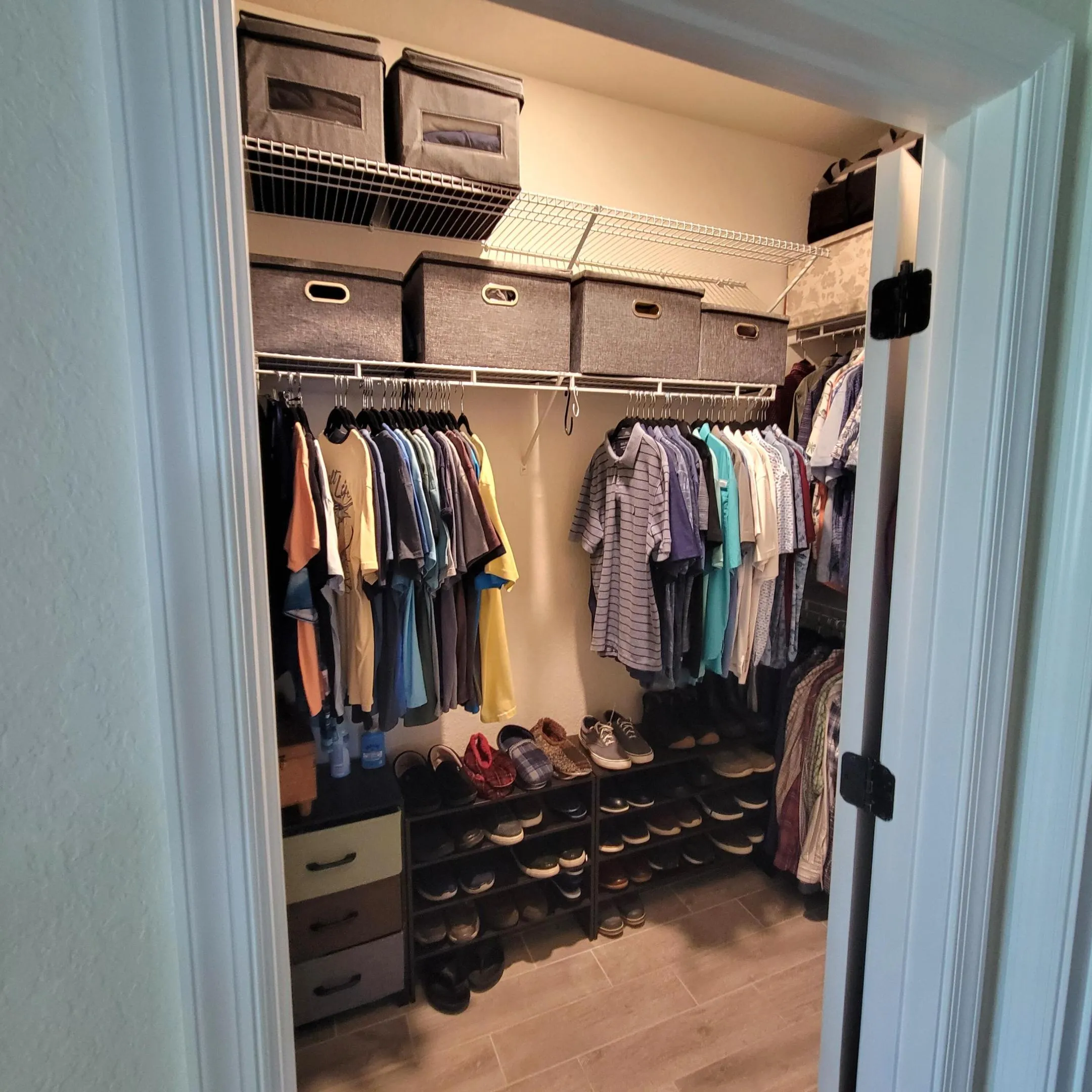 ONE OF TWO WALK IN CLOSETS