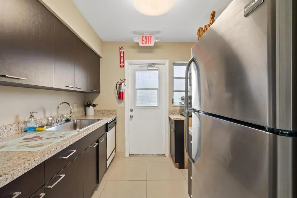Kitchenette in clubhouse