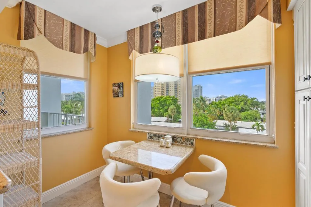 Enjoy a morning coffee in the breakfast nook